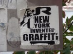 NY invented graffiti